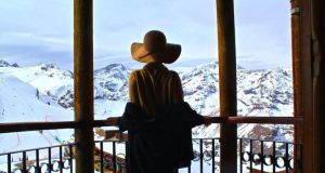 Snowboarding the Andes Mountains at Valle Nevado